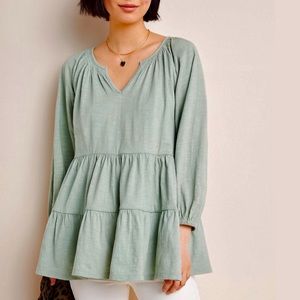 Anthropologie | Sage Isola Babydoll Top